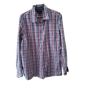 Tommy Hilfiger Men's Long Sleeve Button Down Shirt with Pocket